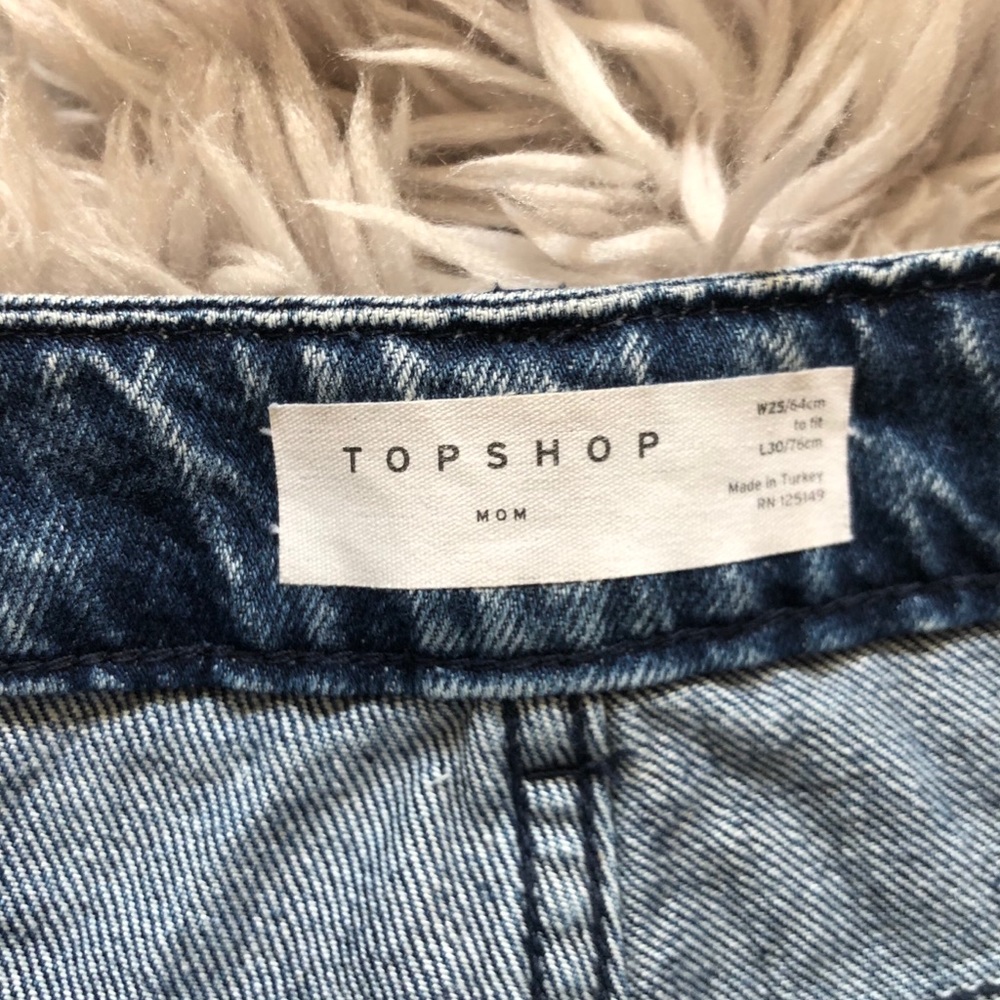 Topshop Mom Jeans 25 “SOLD”